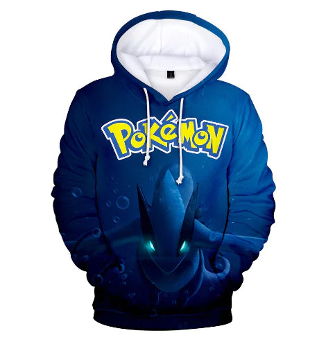 Pokemon Hoodie with Pet Character Print