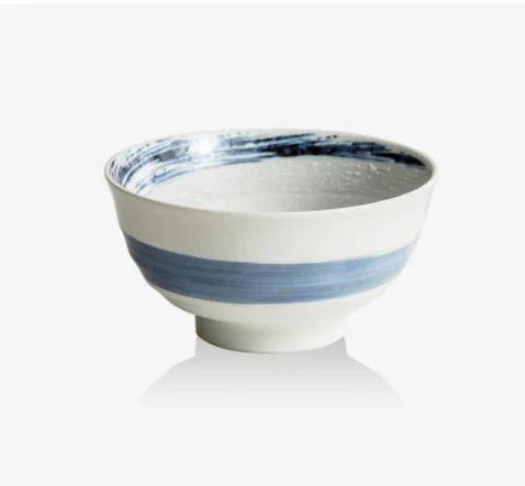 Japanese Handmade Mino Yaki Rice Bowl - Ceramics