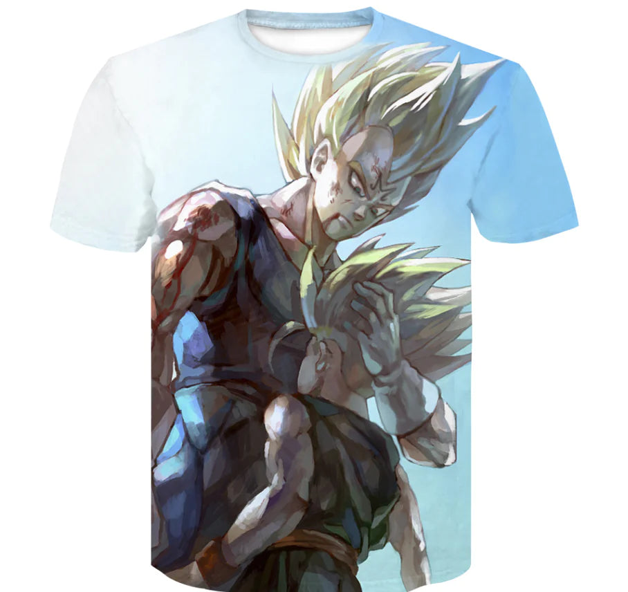 Cartoon Dragon Ball Printed T-Shirt