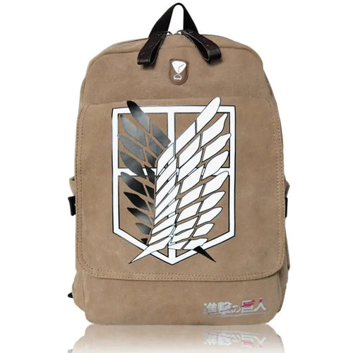 Attack on Titan Wings Backpack for Students and Fans