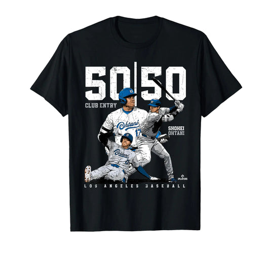 Ohtani Historic 50-50 Club Entry Shohei Ohtani MLBPA T-Shirt