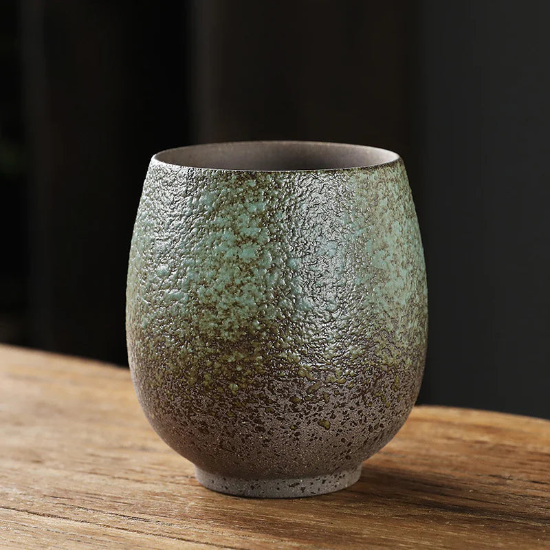 Retro Ceramic Fambé Tea Cup