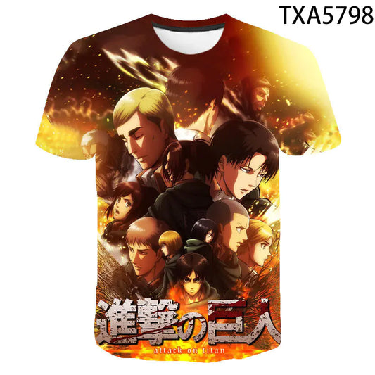Attack On Titan Unisex Crew Neck T-Shirt