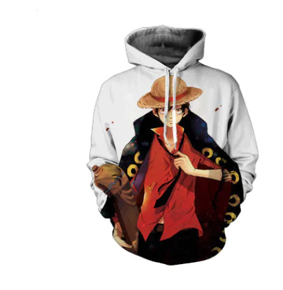 One Piece Luffy Series 3D Hoodie for Men and Women