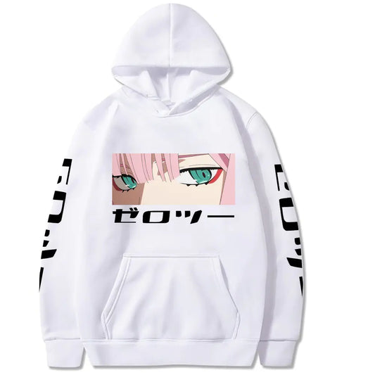 Anime Print Women's Hooded Sweatshirt