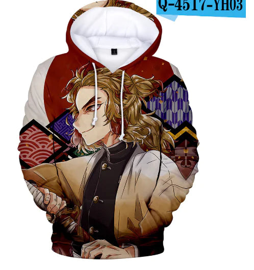 Demon Slayer Tanjiro Kamado 3D Hoodie for All