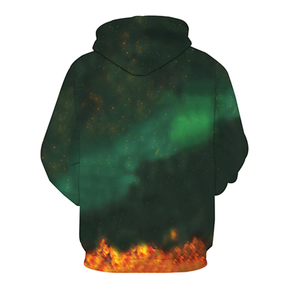 3D Printed Dragon Ball Character Hoodie Sweater