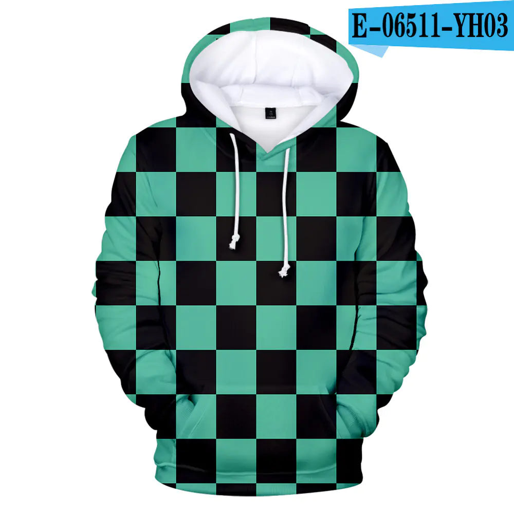 Demon Slayer Tanjiro Kamado 3D Hooded Sweatshirt