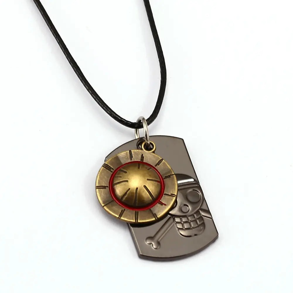 One Piece Luffy Straw Hat Pirate Keychain Pendant