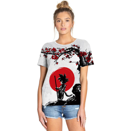 Dragon Ball 3D Digital Print Short Sleeve T-Shirt