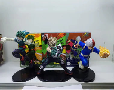 Boku No Hero Academia Midoriya Bakugo Todoroki Anime Figure Model Collection