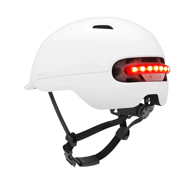LED Helmet with Automatic Brake Light for E-Bikes