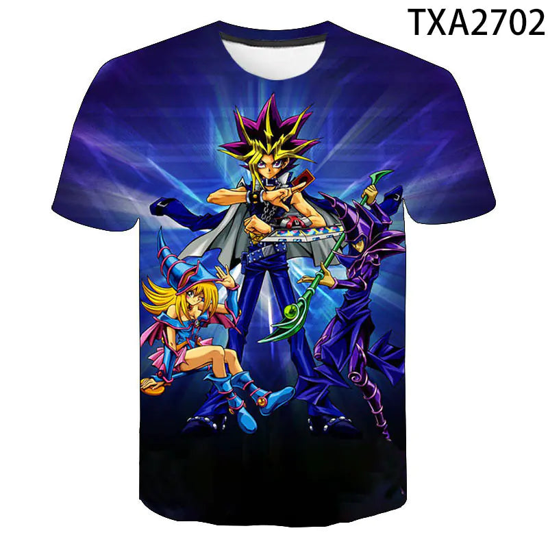 New Summer Yu Gi Oh 3D Printed Casual T-Shirt