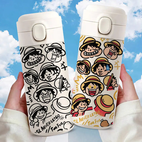 One Piece Anime Student Insulated Water Bottle