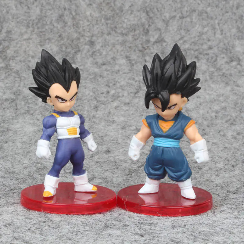 Dragon Ball Q Version Figures: Goku, Vegeta, Frieza Models