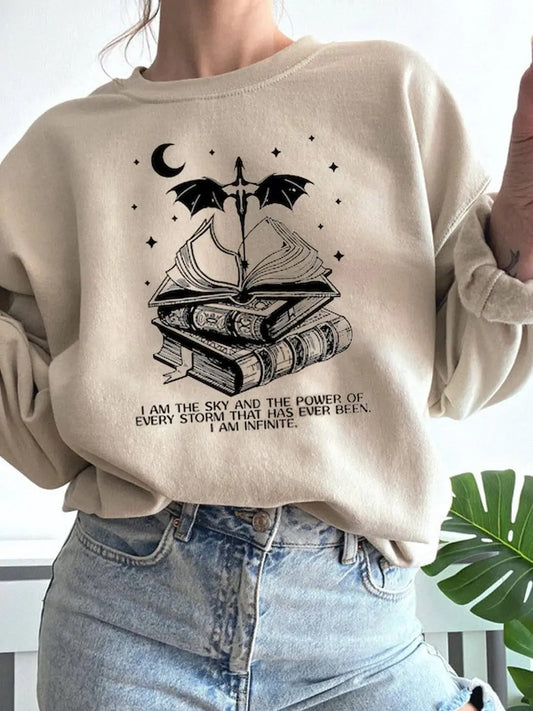 Japan Heat Transfer Patch Printed Women's Sweater