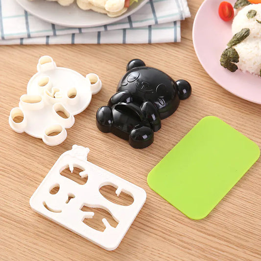 Cartoon Panda Rice Ball Mold for DIY Sushi Making