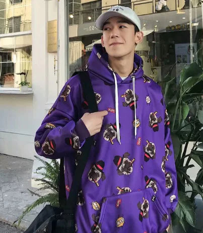 Harajuku Hip Hop Sweatshirt Jacket
