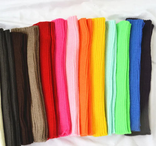 Japanese Solid Color Bunching Socks