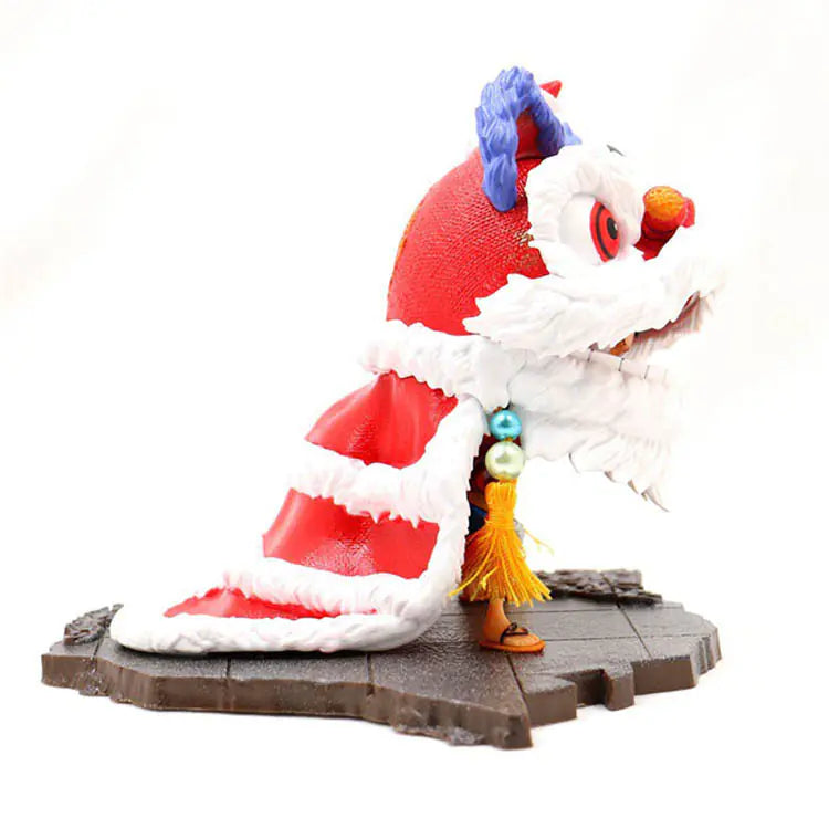 One Piece Luffy Lion Dance GK Figure (Boxed Collectible)