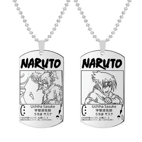 Anime Naruto Necklace with Keychain Pendant Gift