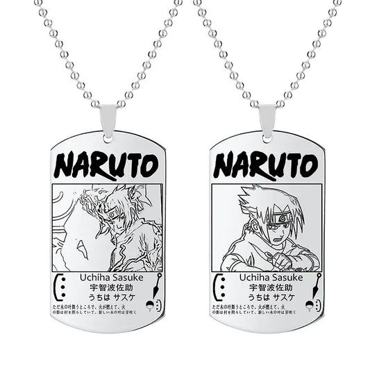 Anime Naruto Necklace with Keychain Pendant Gift