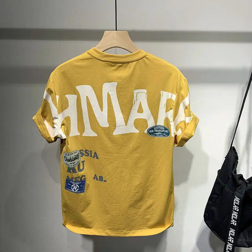 Men's Anime Streetwear Cotton T-Shirt - Summer Style