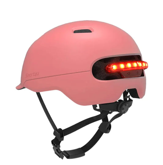 LED Helmet with Automatic Brake Light for E-Bikes