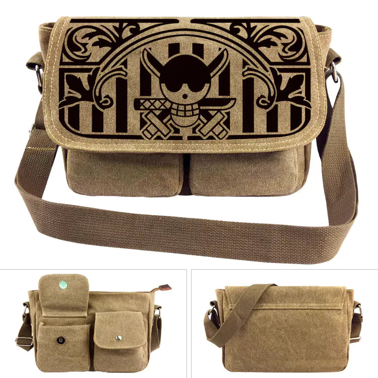 One Piece Canvas Shoulder Bag - Luffy Backpack