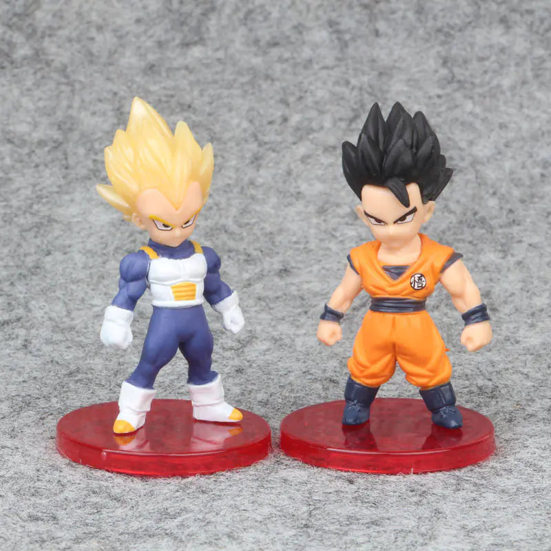 Dragon Ball Q Version Figures: Goku, Vegeta, Frieza Models