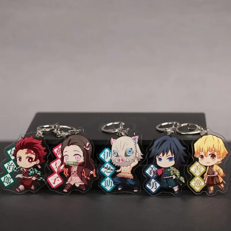 Demon Slayer Acrylic Keychain - Tanjiro & Giyu