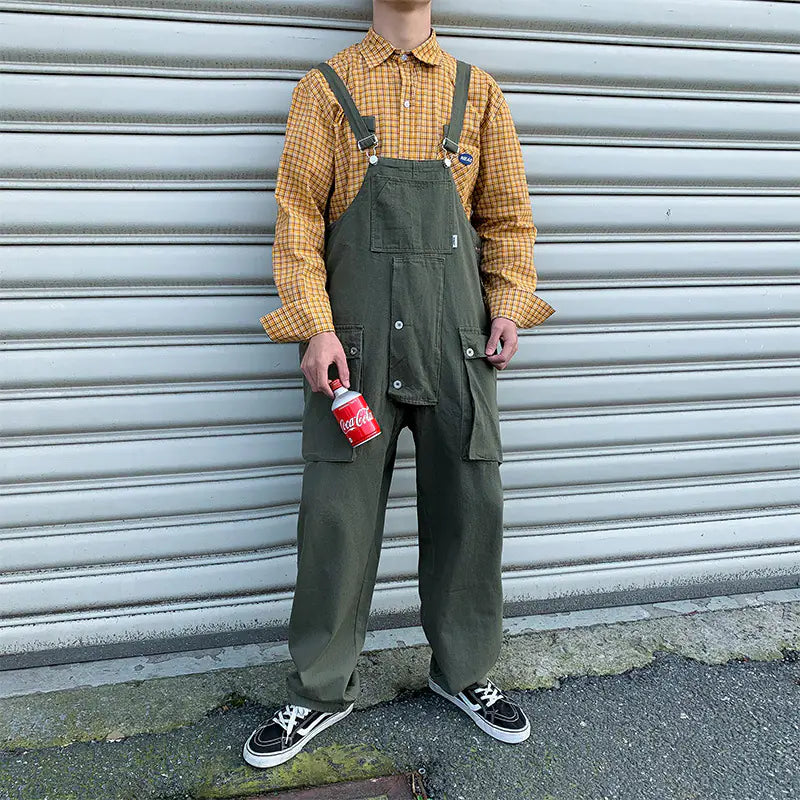 Loose Japanese Overalls Jumpsuit