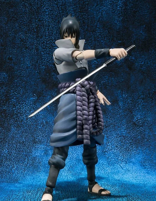 Naruto Shippuden: Sasuke Uchiha Anime Figurine Display Piece