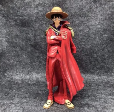 Red Cape Luffy Anime Figure Model
