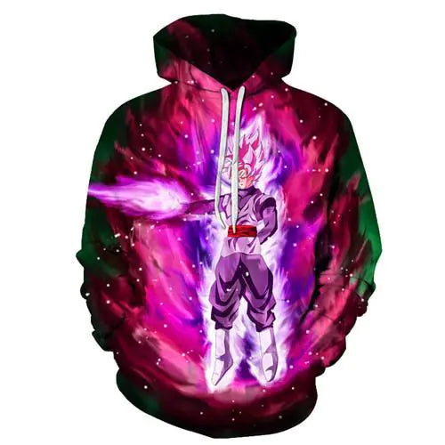 Dragon Ball Character 3D Printed Hoodie for Men