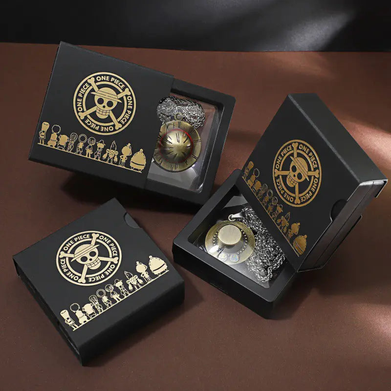 One Piece Luffy Ace Skull Pendant Necklace for Men