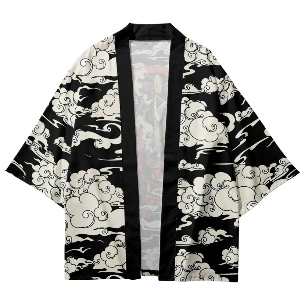 2023 Japanese Ukiyo-e Style Kimono Cardigan Shirt