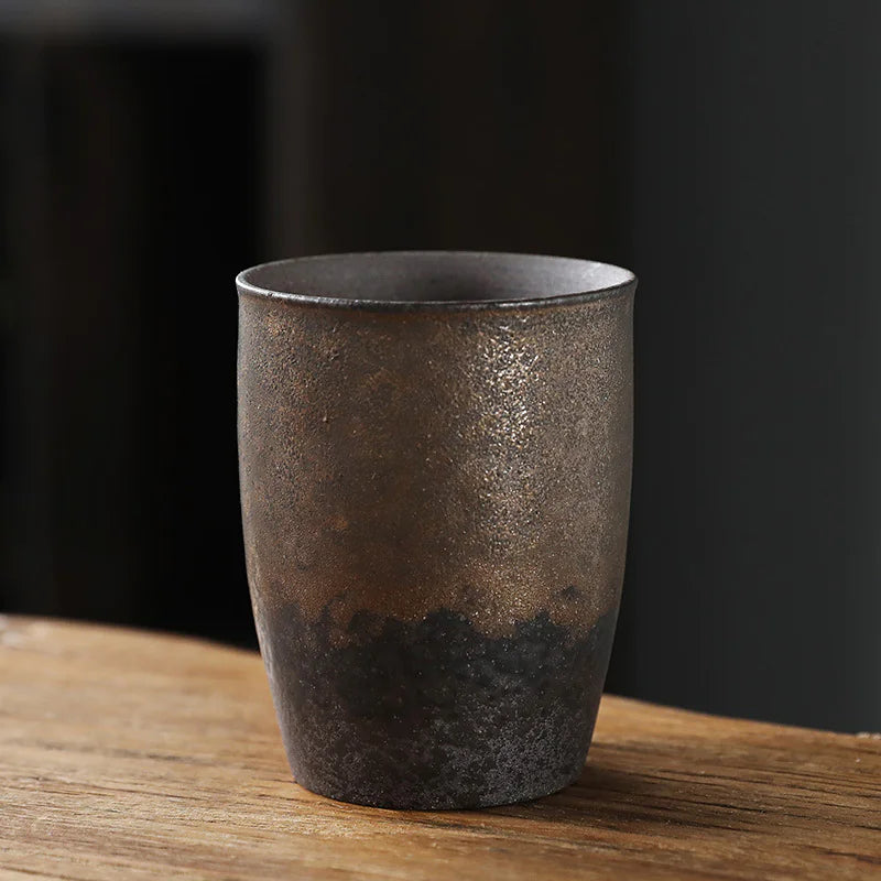 Retro Ceramic Fambé Tea Cup