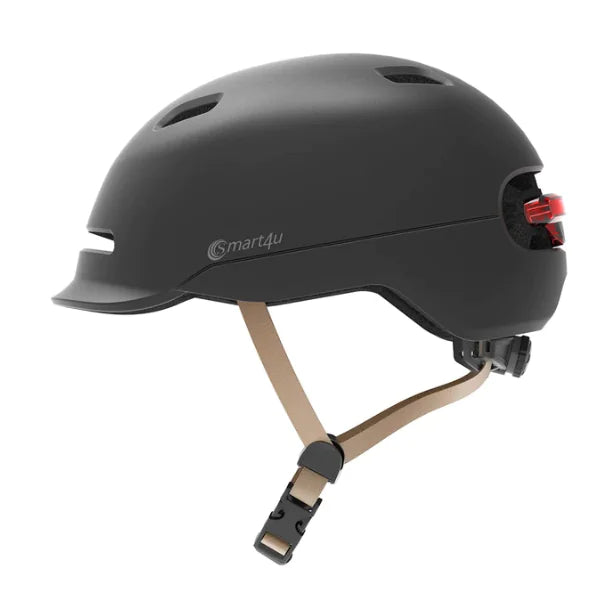 LED Helmet with Automatic Brake Light for E-Bikes