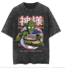 Vintage Ramen Time T-Shirt - Oversized Anime Style