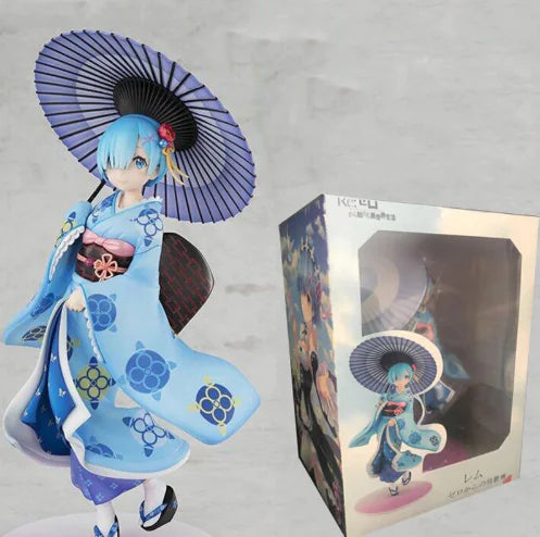 Re Zero Starting Life in Another World Ukiyo-e Ver Rem Anime Figure Model Collection