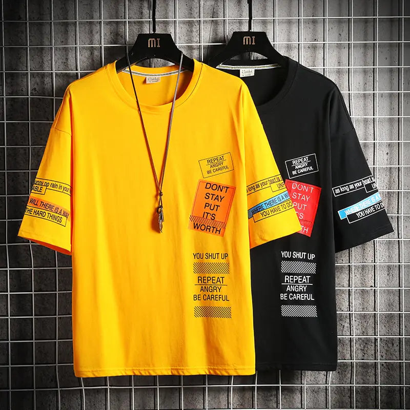 Men's Casual Loose Fit T-Shirt - Summer 2020 Style