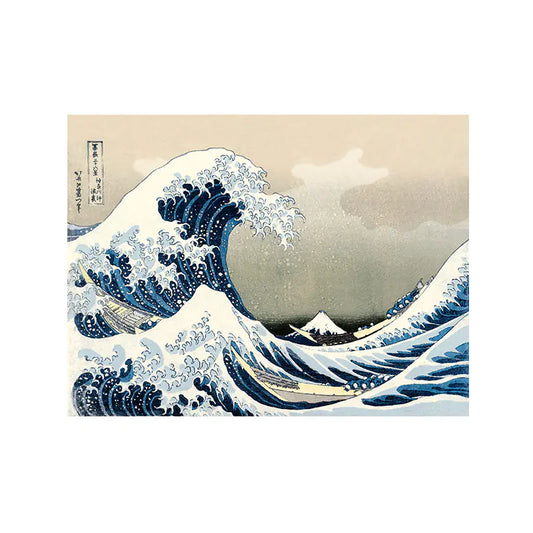 Kanagawa Wave Ukiyo-e Wall Art for Living Room