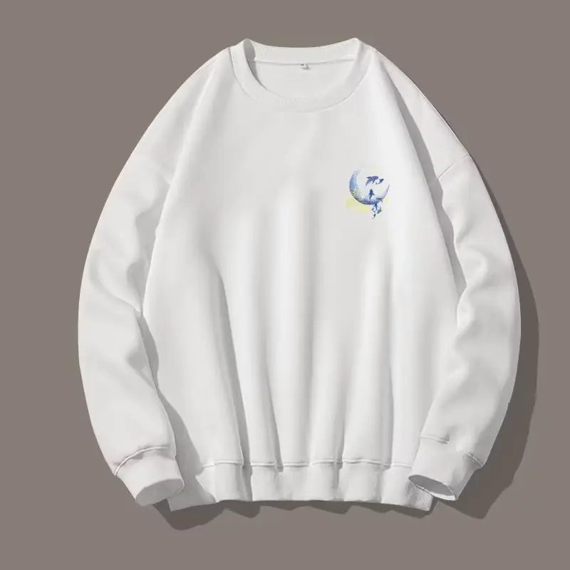 Men's Long Sleeve Hoodie with Japan Streetwear Print