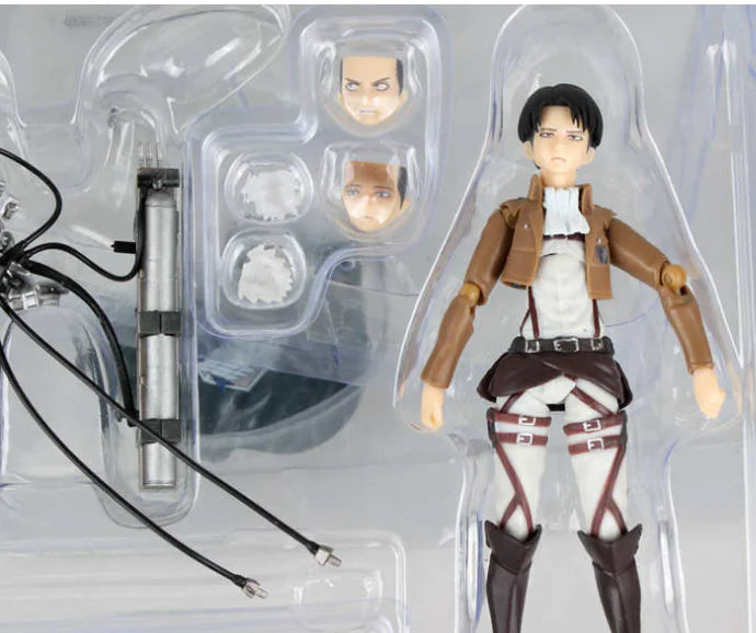 Attack on Titan Mikasa, Eren & Levi Action Figures Set