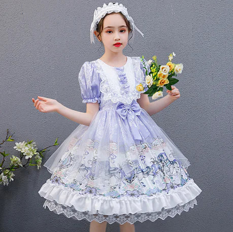 Lolita Long Sleeve Dress for Girls - Japanese Style