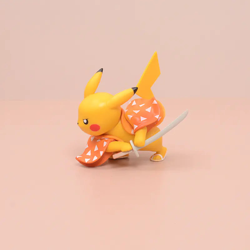 Pikachu Transformation Zenitsu Figure - Anime Model Decor