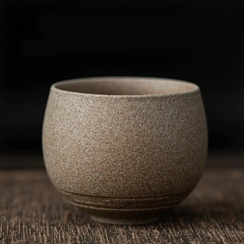 Japanese Handmade Coarse Pottery Tea Cup