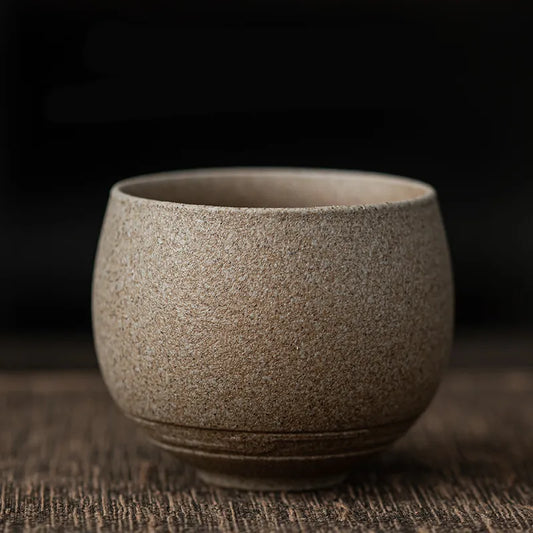 Japanese Handmade Coarse Pottery Tea Cup