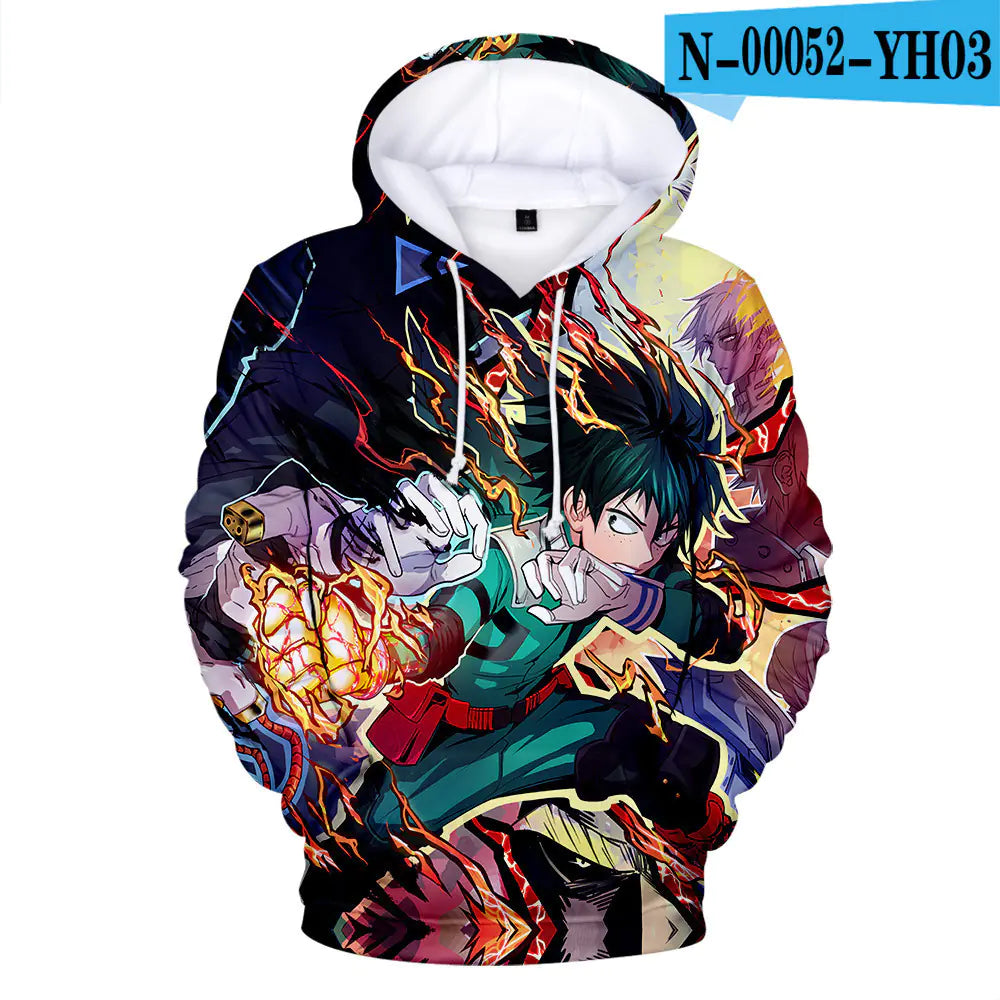 My Hero Academia 3D Printed Hooded Sweatshirt